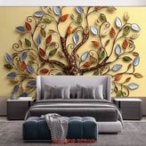 3D Фотообои Дерево с разноцветными листьями Артикул 37794