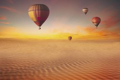 Фотообои Воздушные шары над песками Артикул nfi_02090
