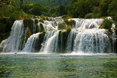 Фотообои Большой каскадный водопад Артикул 3667
