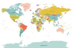 Фотообои Страны на карте Артикул 33504