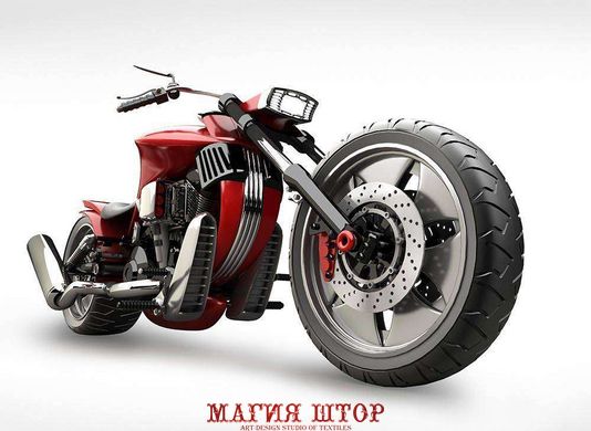 Фотообои Иллюстрация с мотоциклом Артикул 22990