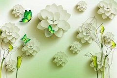 3D Фотообои Абстракция: цветочное поле Артикул dec-081