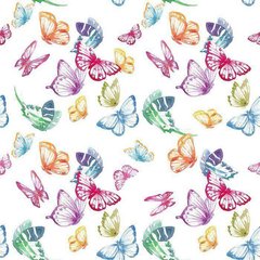 Обои Радужные бабочки Артикул psh_00001640