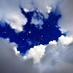 Фотообои Звезды сквозь облака Артикул 4048