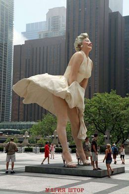 Фотообои Памятник Мерлин Монро в Чикаго Артикул 1975