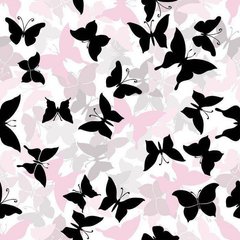 Обои Черные бабочки Артикул psh_00001287